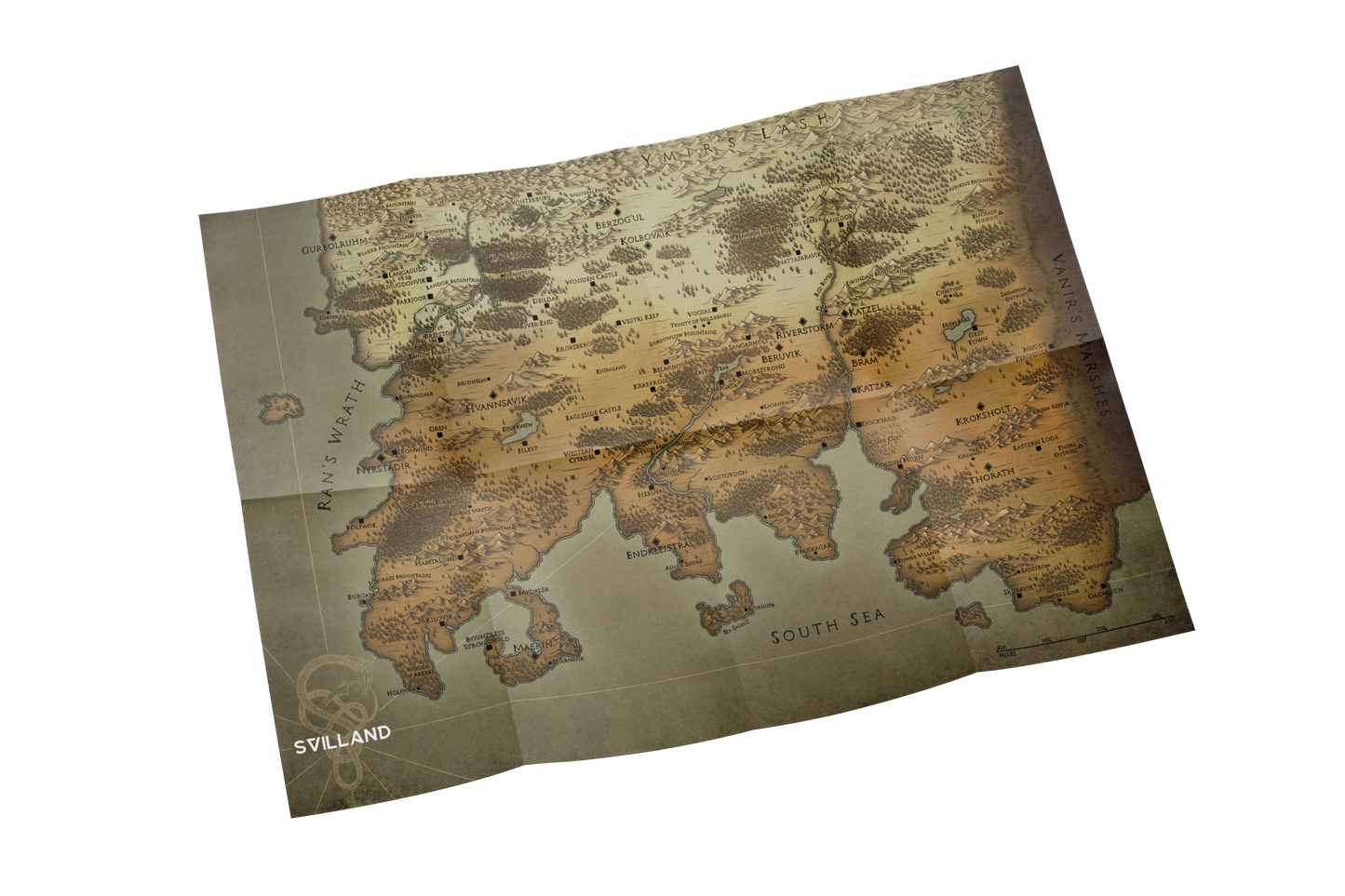 Svilland - Region Map