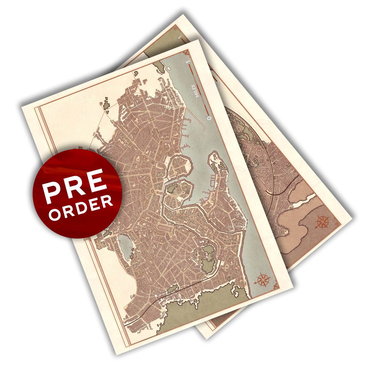 [Pre Order] Kanrath and Cyherested City Maps