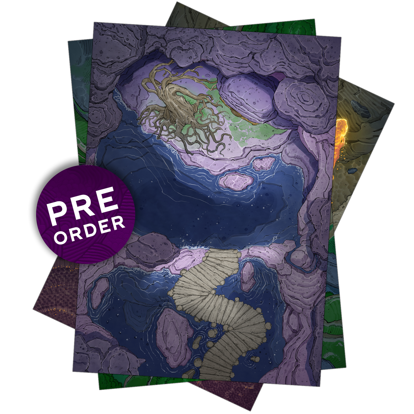 [Pre Order] Silverplate Dungeon Maps